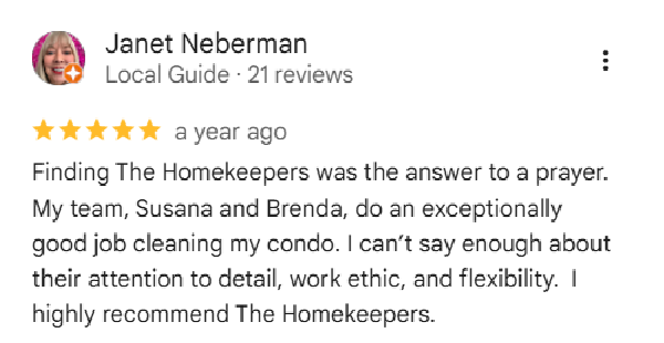 5 star google review
